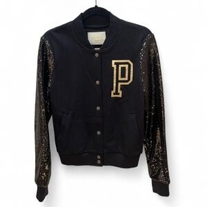 Rare Victoria's Secret PINK Limited Edition Sequin Varsity Jacket | Women’s M